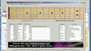 free guitar fret board practice software (advanved fret pro)