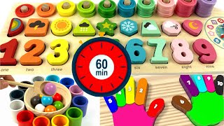 Ultimate Preschool Learning Video For Toddlers Part 2| Best Toy learn Numbers, Shapes and Colors