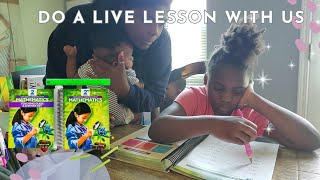 HOMESCHOOL WITH ME|DO A LESSON WITH US|APOLOGIA MATH LEVEL 2|HOMESCHOOL MATH CURRICULUM #apologia