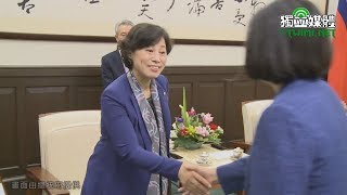 接見韓國會議員 蔡英文：透過國際合作，把性別觀點放入各個領域