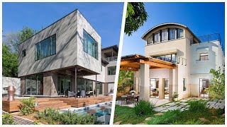 75 Contemporary Three-story Exterior Home Design Ideas You'll Love ⭐️