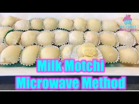 Milk Motchi Microwave Method Milk Motchi Microwave Method