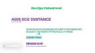 AWS DevOps | EC2 | Launch Instance, Configure Security & Inbound Rules (HTTP, HTTPS, SSH)