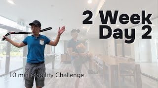 2 WEEK | 10 min Rope Flow Mobility Challenge (Day 2)