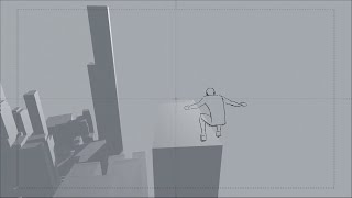 3d background on 2d animation experiment #2