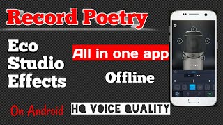 How to record poetry with music | Record Shayri with background Music and eco effect | Shahid Dash,,