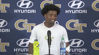 GT Football: 2024 Spring Practice, Day 13 - WR Malik Rutherford