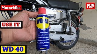 WD 40 FOR MOTORCYCLE PARTS DEMONSTRATED ON HONDA CG 125 SE MODEL 2019