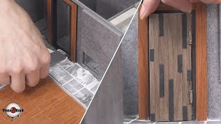 builds movie 'Parasite' house(model) #4 - door & tile work.
