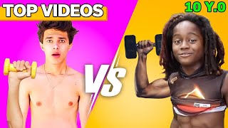 KIDS vs ADULTS Extreme CHALLENGES! | Brent Rivera