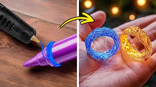 TURN GLUE INTO MAGIC: 3D PEN JEWELRY \u0026 CRAFTS 💍🖌️