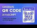 QR Code generator using HTML, CSS and JavaScript @hacodes
