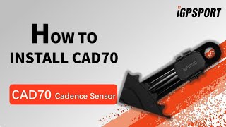 CAD70｜Cadence Sensor Installation(EN)
