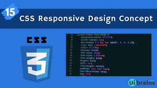 15 CSS Responsive Design | css tutorial for beginners | UiBrains | NAVEEN SAGGAM