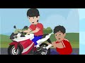 police and hapudhapu ହାପୁ ଢାପୁ ପୁଲିସ cartoon bike hapu dhapu