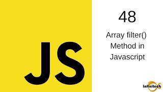 Javascript Tutorial in Hindi - 48 filter function in javascript , filter method in javascript