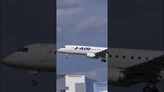 伊丹32R　J-AIR E-190 アプローチ〜タッチダウン ＃Shorts