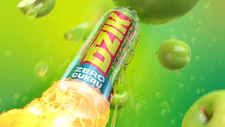 Motion Graphics video Apple Energy Drink | CGI 3D Product animation.