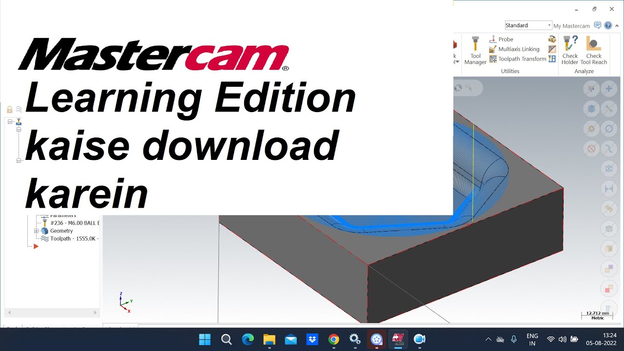 How To Install MasterCAM 2023 Home Learning Edition|| How To Get ...