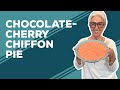 Love & Best Dishes: Chocolate-Cherry Chiffon Pie Recipe | No Bake Desserts Easy