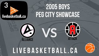 Peg City Showcase - Winnipeg Alliance 2005 Boys vs Attack 2005 Boys