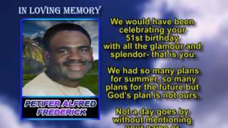 Petifer Alfred Frederick memorial