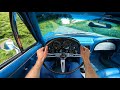 1965 Chevrolet Corvette Stingray C2 327 V8 Manual - POV Test Drive & Walk-around | Side Pipes