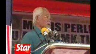 Taib Mahmud leads Sarawak BN campaign trail