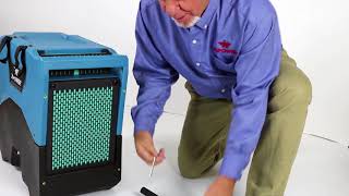 XPOWER Industrial Grade LGR Dehumidifier XD-85LH | How To Assemble Handle