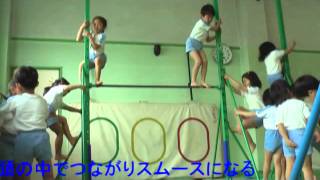 年中児の体育・勇気を出したり 乗り越えたり【3学期】