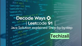 Decode Ways | LeetCode 91 | Java Solution Explained Step-by-Step #leetcode #java #codinginterview