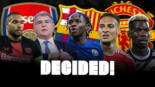 🚨 BARÇA 4 DEALS! ANTONY AND STERLING DECISION! POGBA UPDATES, PEP…