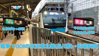 電車でGO!!の京浜東北線(品川駅→田端駅間)(2月いっぱいで通信終了)