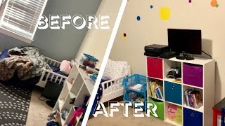 Room Makeover under $100| Shared Kids Room| DIY Home Decor- Budget Friendly