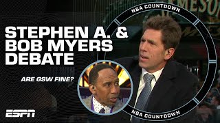 The Warriors will be FINE! - Bob Myers on GSW but Stephen A. doesn't believe him 👀 | NBA Countdown