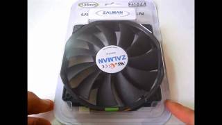 Zalman ZM-F4 135mm Ultra Quiet Fan - Unboxing and Product Overview