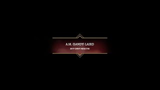 CMHF 2019  Sandy Laird Tribute Video