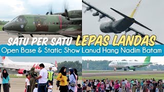 OPEN BASE and STATIC SHOW Lanud Hang Nadim Di Apron Bandara Internasional Hang Nadim BATAM