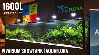 VIVARIUM SHOWTANK of 300x75x75 cm | 1600L (by AQUAFLORA)