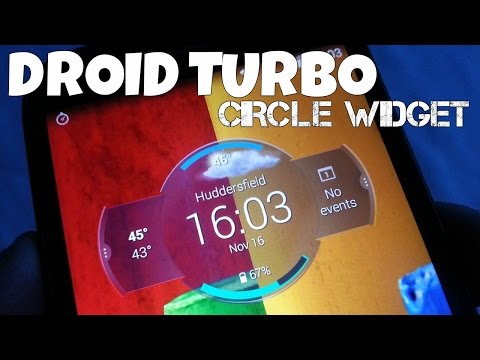 Reloj circular Motorola Droid Turbo para MOTOROLA MOTO G