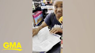 Story behind viral video of deli owner celebrating 12-year-old who made honor roll