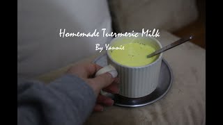 自製薑黃奶 |Homemade Turmeric Milk