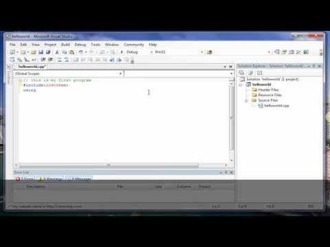 how to create a new project in c++ how to create a new project in c++