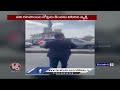 man throws currency notes from kr market flyover bengaluru v6 news