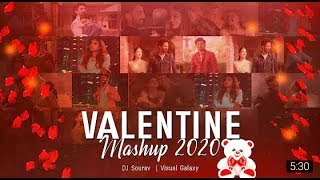 Valentine Mashup 2020 | DJ Sourav | Visual Galaxy | Valentine Special | Love Songs 2020480p