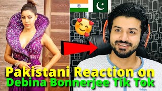 Pakistani React on Debina Bonnerjee TIKTOK VIDEOS | Indian Actress |  Reaction Vlogger