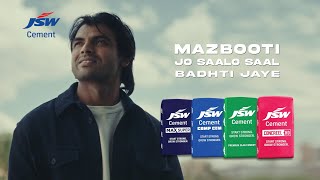 Mazbooti Jo Saalo Saal Badti Jaaye | JSW Cement x Neeraj Chopra