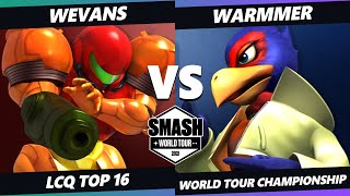 SWT Championship LCQ Top 16 - Wevans (Samus) Vs. Warmmer (Falco) SSBM Melee Tournament