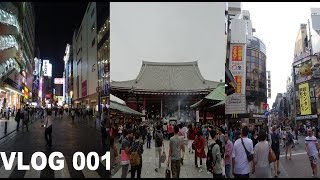 Vlog 001 - Arrival, my new home \u0026 visiting Tokyo