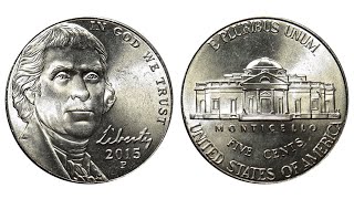 IN GOD WE TRUST LIBERTY 2015 P FIVE CENTS